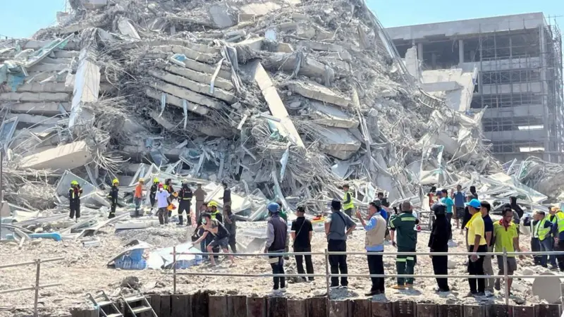 Bangkok’tan hissedilen 7,7’lik deprem Myanmar’ı vurdu