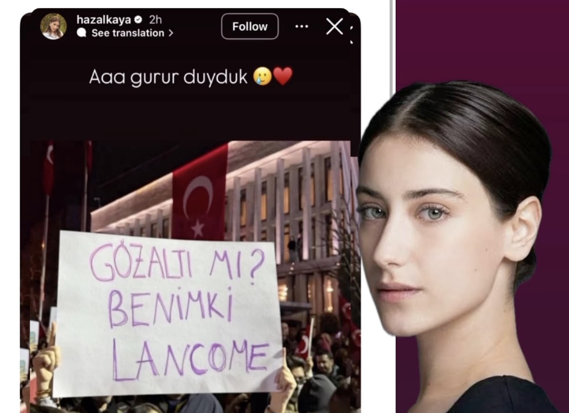 Hazal Kaya'nın alaycı İmamoğlu paylaşımına tepki yağdı! Deniz Akkaya ile birbirine girdiler