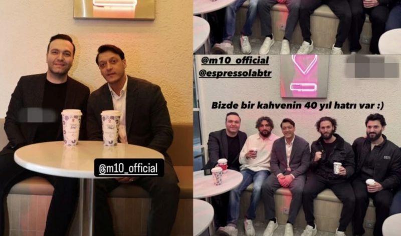 Mesut Özil CHP'ye mesajını EspressoLab’den verdi