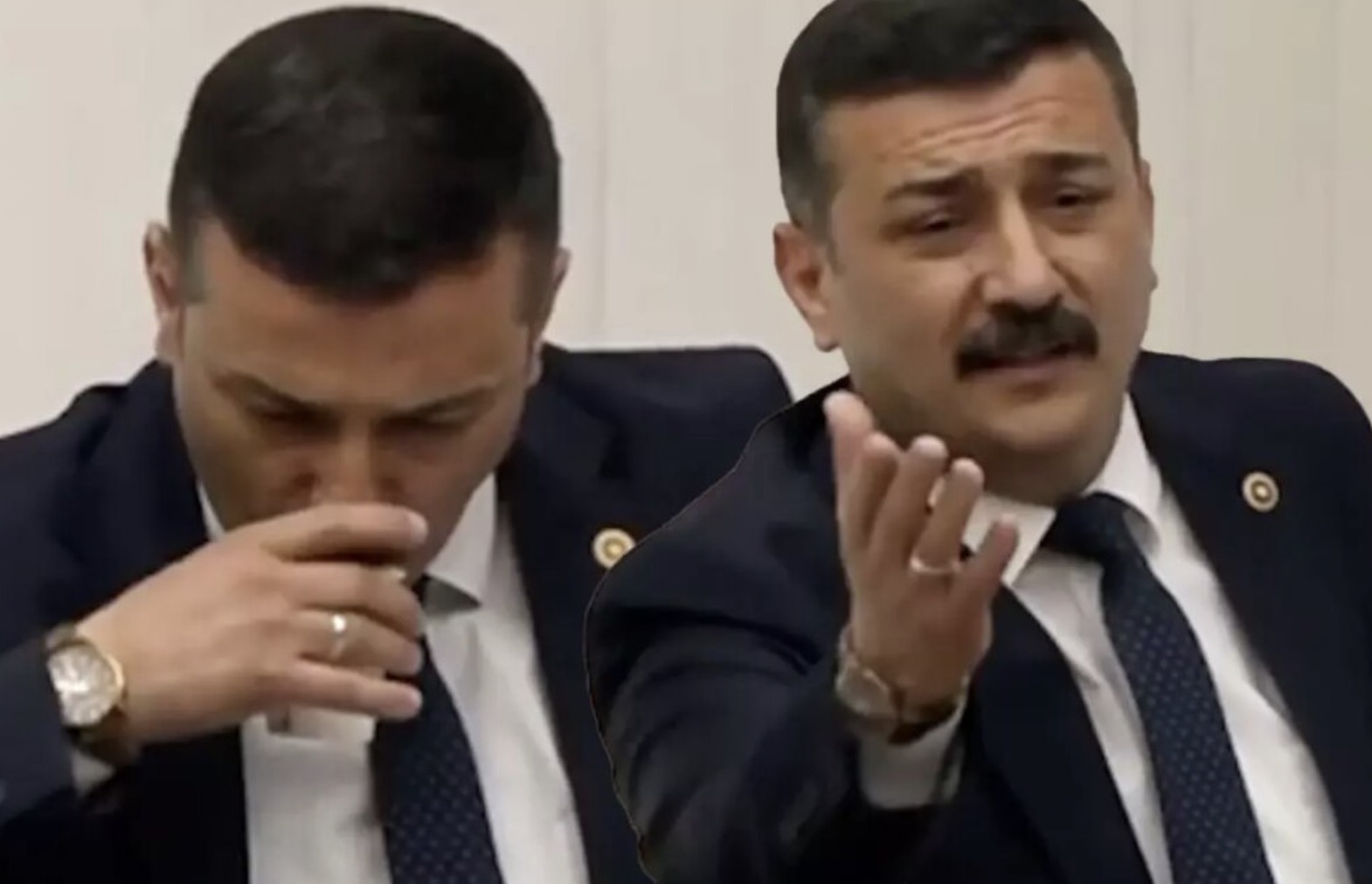 Meclis'te oruç tartışması! Su içti tepkiler dinmedi