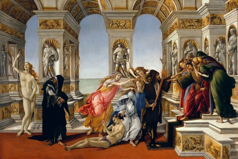 Günün eseri: Sandro Botticelli'nin "Apelles'e İftira" tablosu