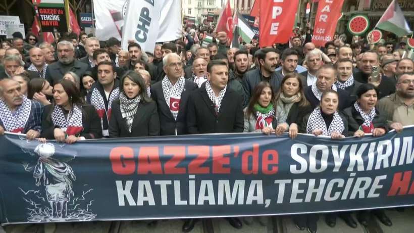 CHP’nin Filistin yürüyüşü İstanbul’da gündem oldu: Metro seferleri ve güvenlik önlemleri değişti