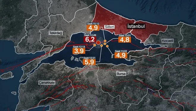 İstanbul'un jeofizik haritası... Riskli ilçeler belli oldu