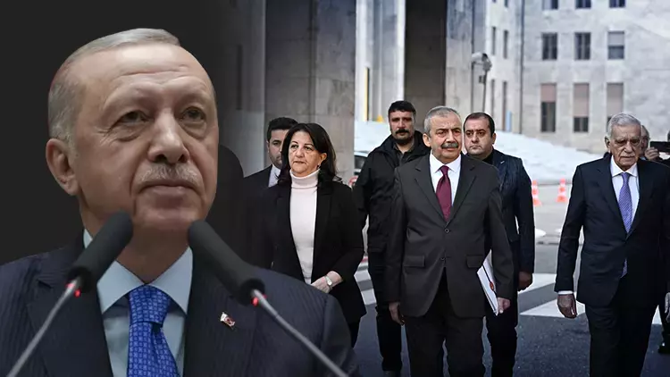 DEM Parti'den Erdoğan'a kritik ziyaret