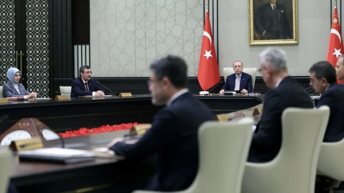 Kabine toplantısı: İstanbul depremi ve terörsüz Türkiye gündemde