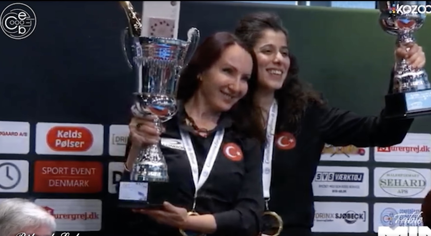 Hollanda'yı yıktılar, Belçika'yı devirdiler! Bilardo kadın milli takımı Aarhus'da o tarihi böyle yazdı