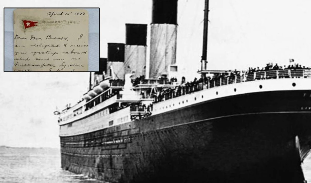 Titanic'ten mektup var! 113 yıl sonra alıcısını buldu