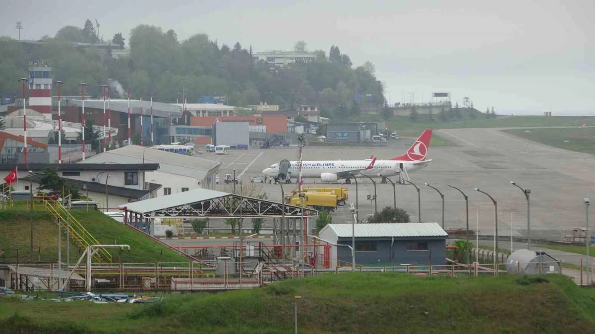 Trabzon'da uçak seferleri iptal