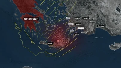 Ege'de 6 büyüklüğünde deprem! Antalya'da korku dolu anlar