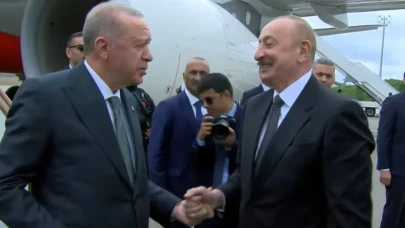 Cumhurbaşkanı Erdoğan ve Aliyev, Laçın Havalimanı’nın açılışını birlikte yaptı