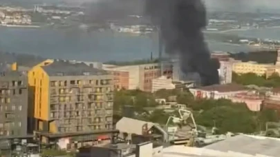 İstanbul Üniversitesi Avcılar kampüsünde yangın paniği: Veterinerlik Fakültesi inşaatı alevler içinde