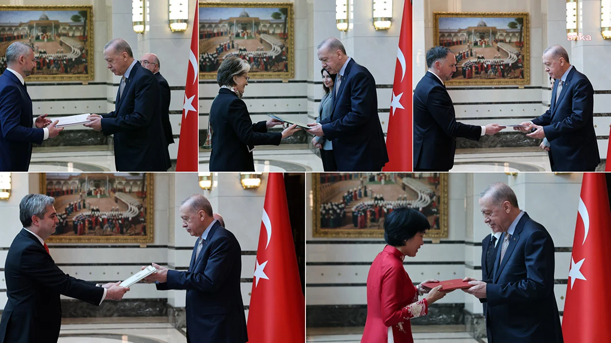 Belarus'tan Vietnam'a... Büyükelçiler Erdoğan’a güven mektuplarını sundu