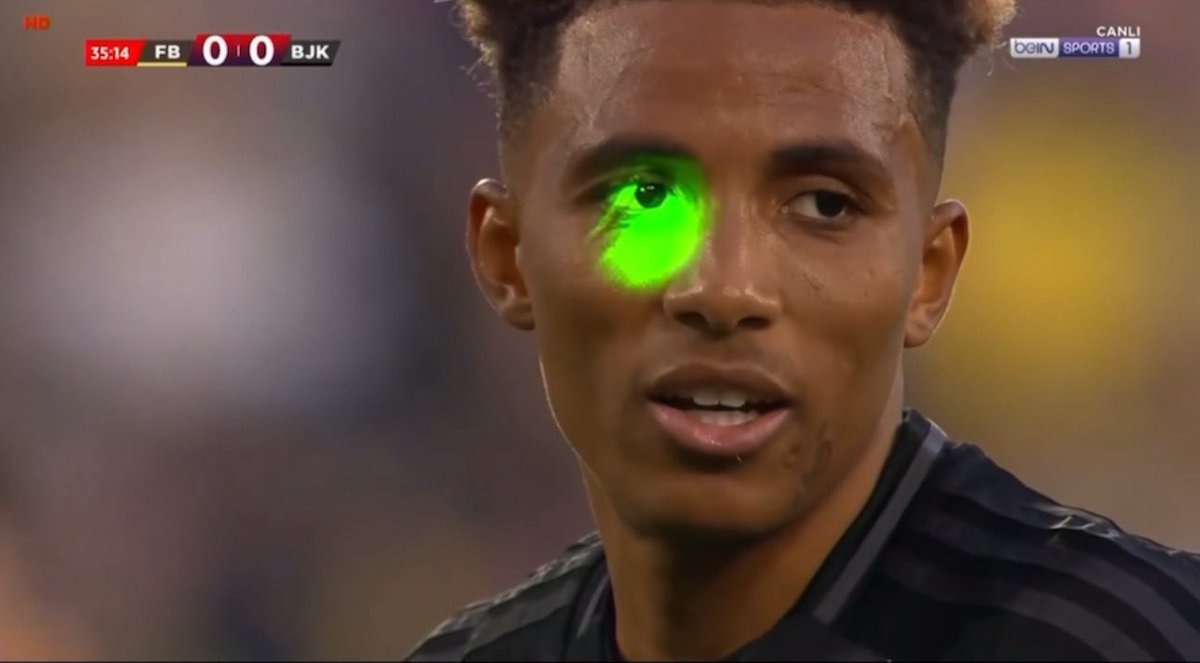 Gedson Fernandes'e lazer tutan taraftarın cezası belli oldu