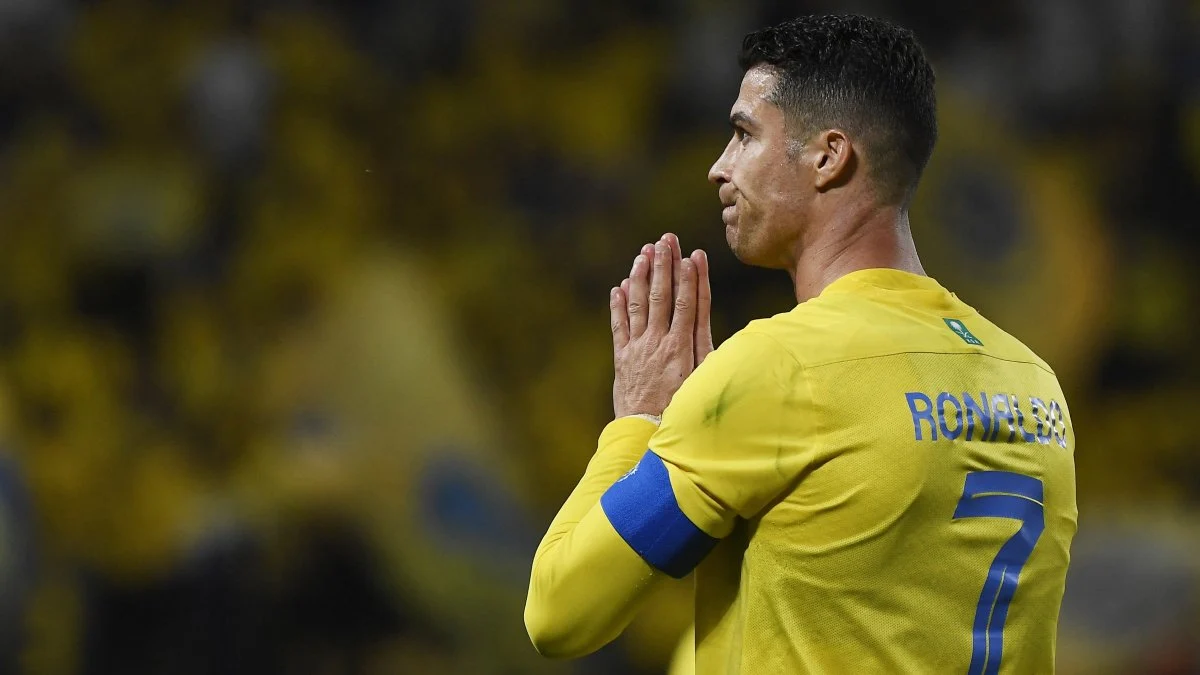 Ronaldo'dan saha içinde garip hareketler