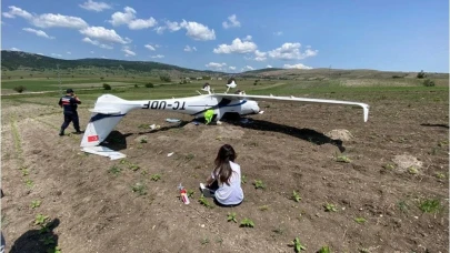 Bilecik’te eğitim uçağı kazası: Kadın pilot yaralı