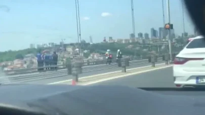 15 Temmuz Şehitleri Köprüsü'nde korku dolu anlar