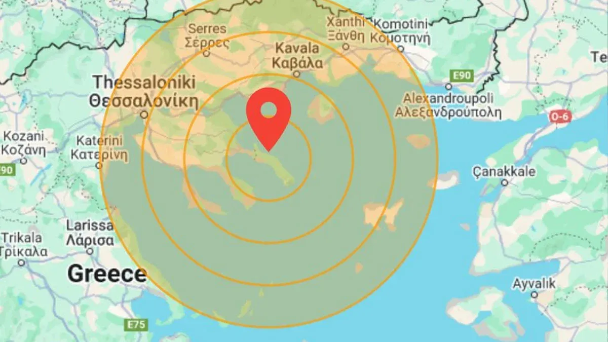 Korkutan deprem... Yunanistan'da yürekler ağızda