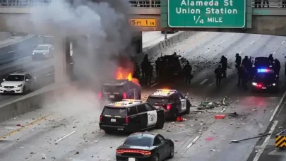 Los Angeles’ta gerilim tırmanıyor: Sokaklar alev alev