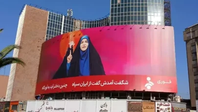 Füzelere direndi... İranlı spiker direnişin sembolü oldu