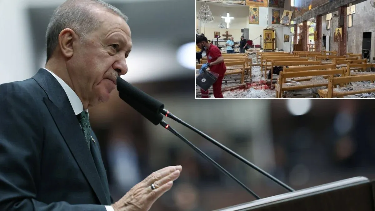 Erdoğan’dan Şam’daki kilise saldırısına tepki: Suriye’nin yanındayız