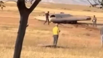 Konya'da insansız hava aracı düştü