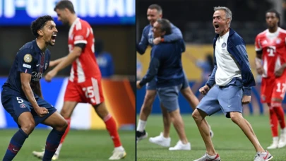 9 kişi kalan PSG, Bayern'i devirerek yarı finale yükseldi