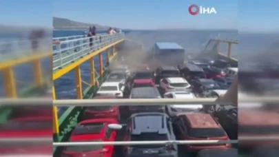 Marmara'da feribot yangını: 200 yolcu ve 70 araç tehlikede