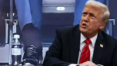 İyi huylu mu? Trump'ın ayaklarına ne oldu... Beyaz Saray'dan son dakika açıklaması