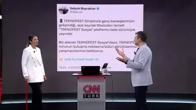 1 milyona koşan NEXT Sosyal’in doğuşu... Selçuk Bayraktar’dan CNN TÜRK’te çarpıcı açıklamalar