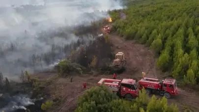 Şehidimiz var... Osmaniye'de yangına müdahale eden arazöz devrildi