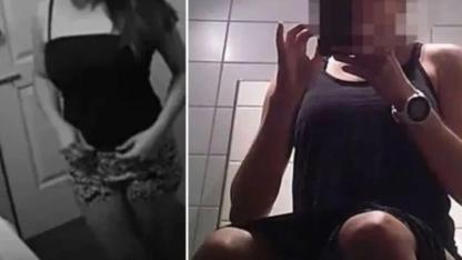 AVM'nin kadınlar tuvaletinde uygunsuz görüntüler