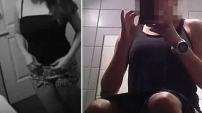 AVM'nin kadınlar tuvaletinde uygunsuz görüntüler