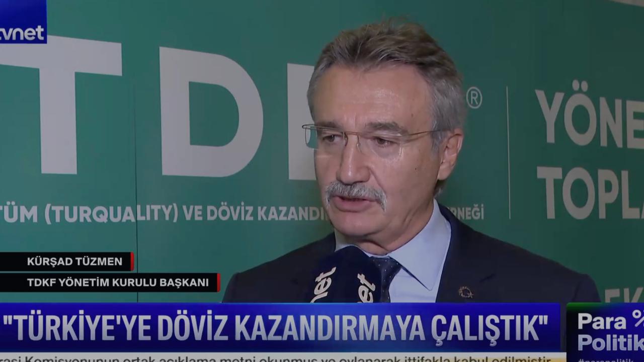 Marka Ekonomisi ve Döviz Kazandırıcı Faaliyetler zirvesi! Kürşad Tüzmen: Turquality ile ihracat 15 dolara çıkıyor