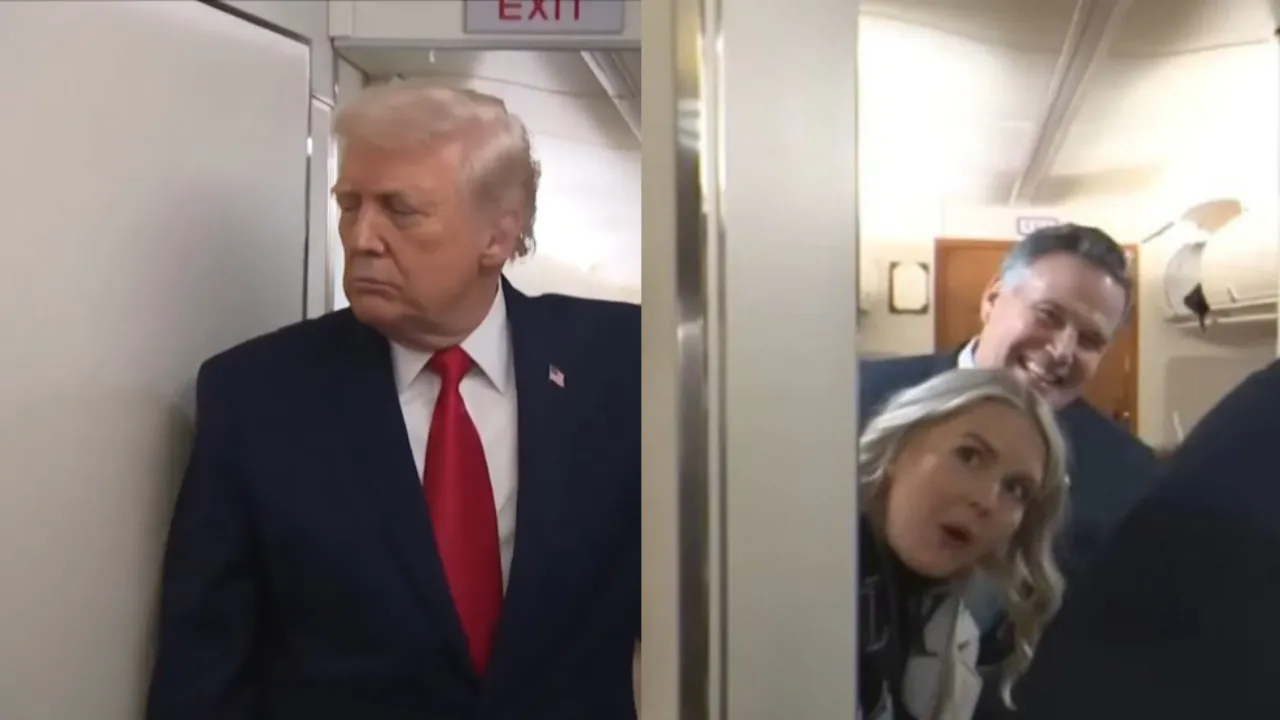 Air Force One&#039;&#039;da tuvalet kazası! Trump&#039;tan beklenmedik tepki