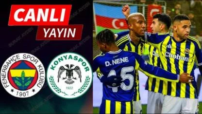 İnat tv FB Konya şifresiz canlı maç izle Taraftarium24 Fenerbahçe Konyaspor Selçuksports Jest yayın bedava justin tv izle