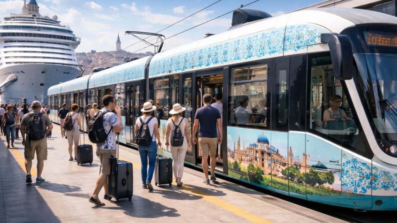 İstanbul'da turistlere özel tramvay