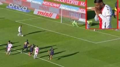 Kasımpaşa-Samsunspor maçında kaçan penaltılar ve o oyuncunun tepkileri