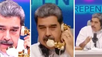 Maduro'dan Trump'a canlı yayınta telefon şakası