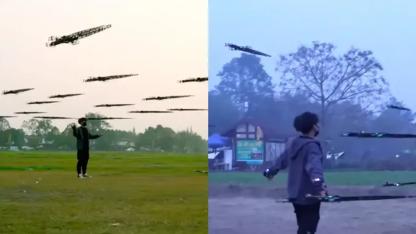 Pervaneli uçan kılıçlar koca ülkeyi ayağa kaldırdı