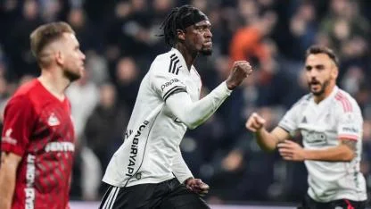 Beşiktaş - Gaziantep FK maç özeti ve goller 2-2