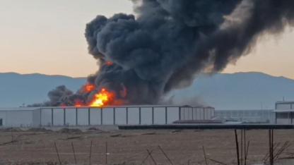 Denizli OSB'de fabrika yangını! Kontrol altına almak saatler sürdü