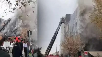 Kadıköy Bağdat Caddesi'nde korkutan yangın