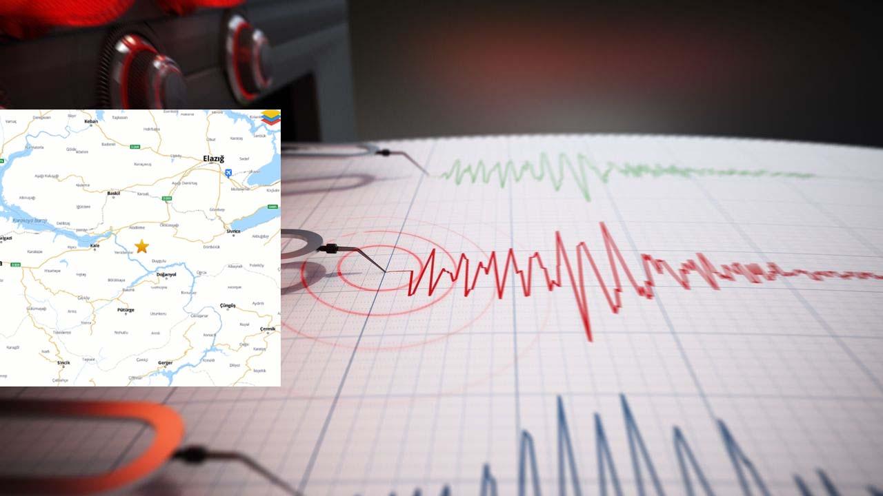 Elazığ'da peş peşe depremler! AFAD açıkladı Elazığ merkezli 4.7 şiddetinde deprem