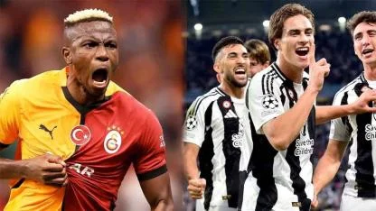 Galatasaray'ın Şampiyonlar Ligi play-off rakibi Juventus oldu