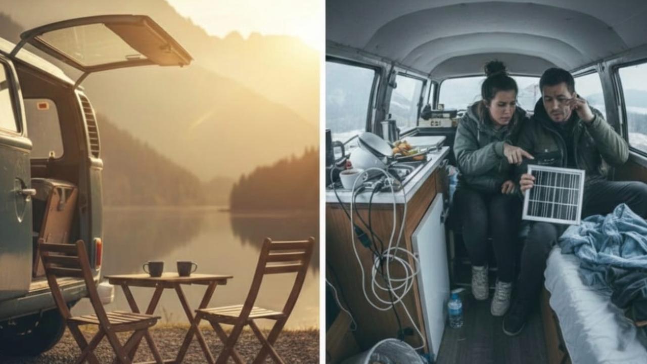 Karavanda hayat: Vitrin ve mutfak