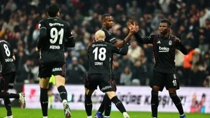 Beşiktaş evinde Konyaspor'u devirdi: 2-1