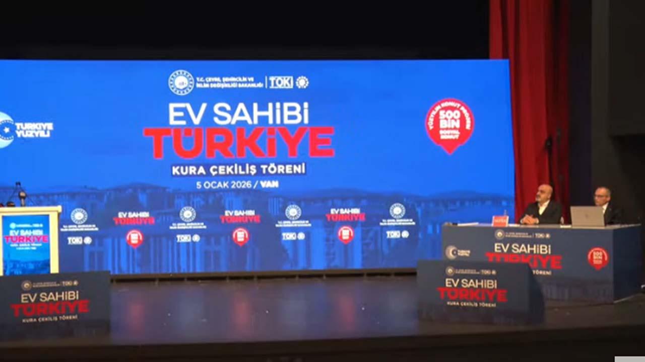 TOKİ Van'da 9 ilçede 58 bin üzerinde başvuru arasından kura sonuçları merak ediliyor