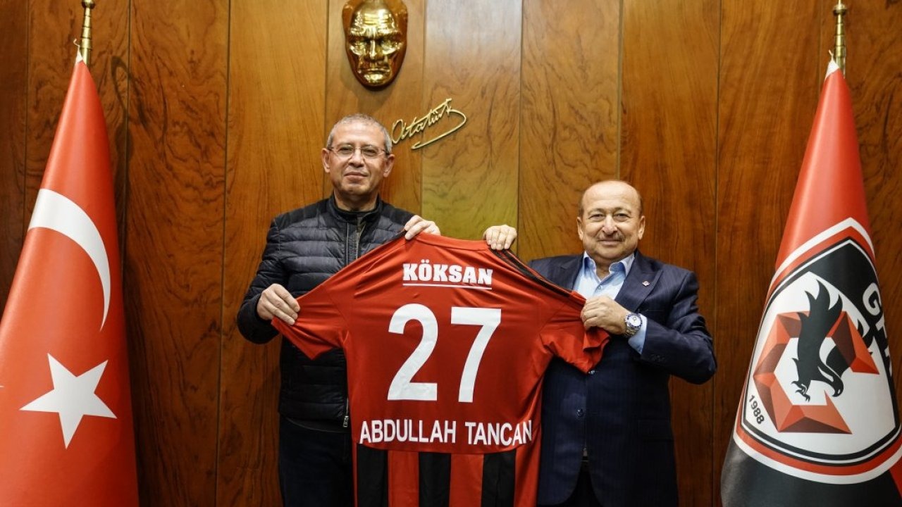 Enerji ve Tabii Kaynaklar Bakan Yardımcısı Tancan, Gaziantep FK'yi ziyaret etti