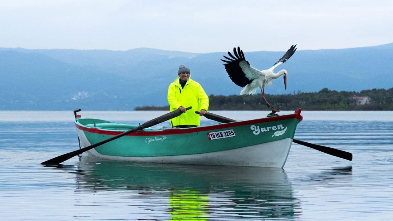 Leylek Yaren bu yıl da geldi: Adem amcasıyla 15. buluşma gerçekleşti