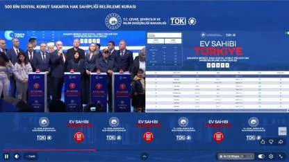 TOKİ Adapazarı, Arifiye, Serdivan kura sonuçları 34 bine yakın başvuru arasından yapıldı